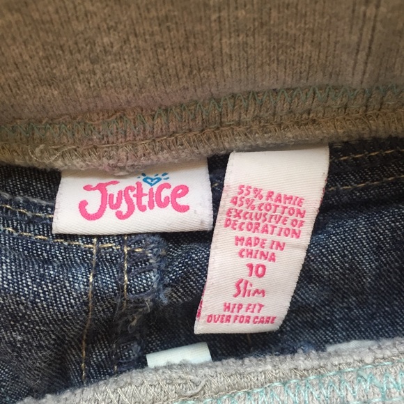 Jupe Longue Maxi Fille Justice Taille 8 - Short Intégré, Tie-dye Bleu, Neuve Avec étiquettes